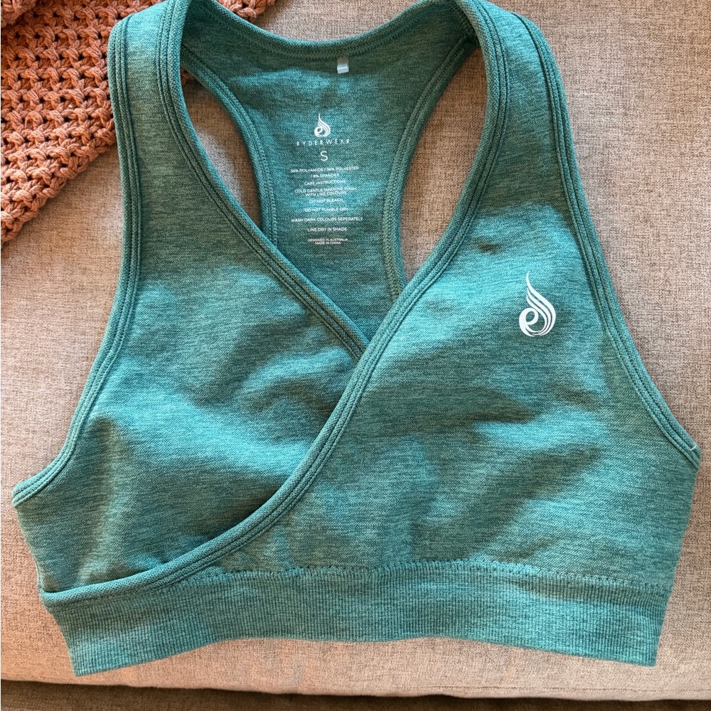 Ryderwear Sports Bra - Green - Size S